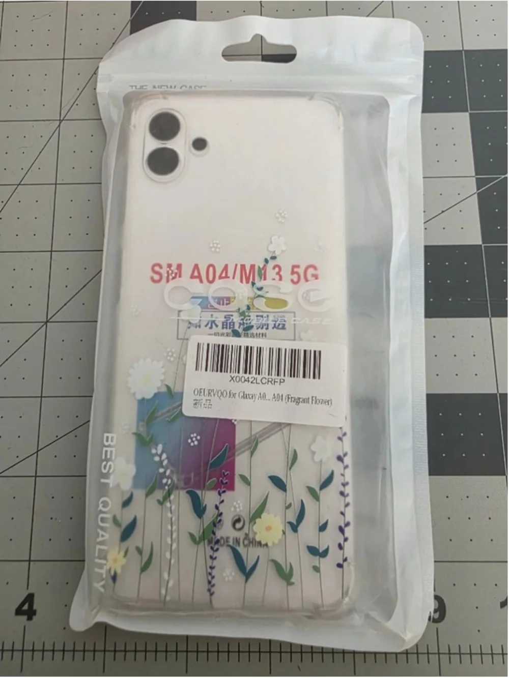 Clear‎ Floral Phone Case for Samsung SM A04/M13 5G